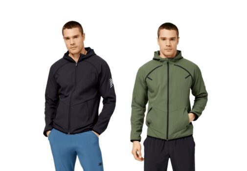 New Balance Softshelljacke Tenacity Grit olivgruen