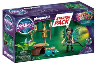 PLAYMOBIL Adventures of Ayuma 70905 Starter Pack Knight Fairy mit Waschbaer Spielzeug fuer Kinder ab 7 Jahren Amazon de Spielzeug