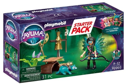 PLAYMOBIL Adventures of Ayuma 70905 Starter Pack Knight Fairy mit Waschbaer Spielzeug fuer Kinder ab 7 Jahren Amazon de Spielzeug