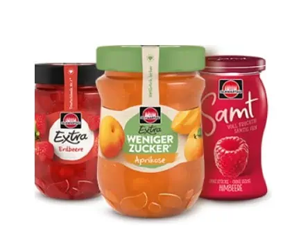 Gratis testen: Schwartau Extra weniger Zucker Marmelade (ab 01.01.23 – täglich 1.000 Einlösungen)