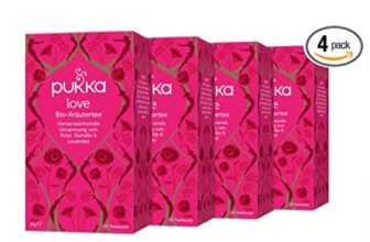 Pukka Bio Tee Love 80 Teebeutel 4er Pack 4 x 20 beutel Amazon de Lebensmittel Getraenke