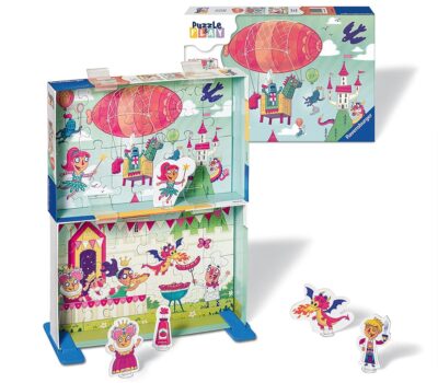 Ravensburger Kinderpuzzle 05596 PuzzlePlay Royale Party 2x24 Teile Puzzle ab 4 Jahre Ritter Pu