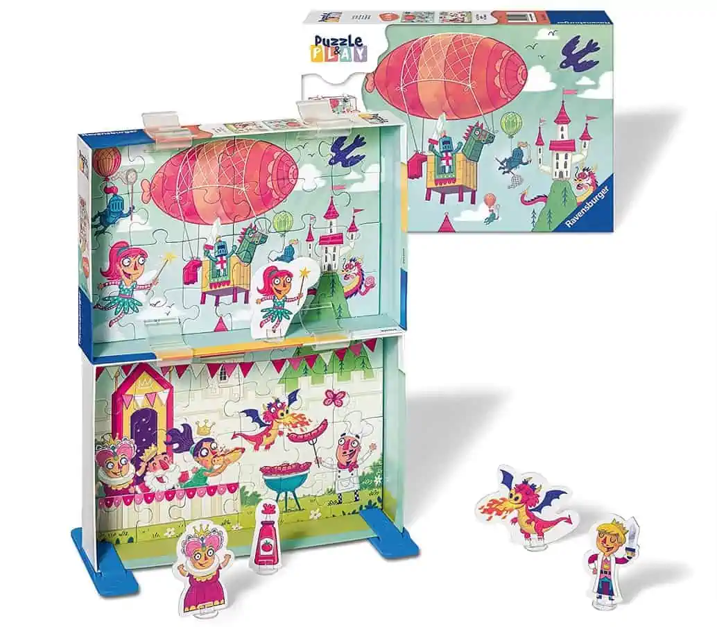 Ravensburger Kinderpuzzle 05596 – Puzzle&Play Royale Party für 4,52 € inkl. Prime-Versand (statt 11,63 €)