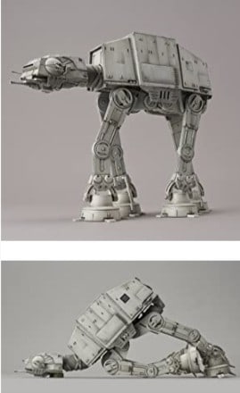 Revell At At Bandai Modellbausatz Star Wars Im Massstab 1 144 161 Teile 16 Cm Amazon De Spielzeug