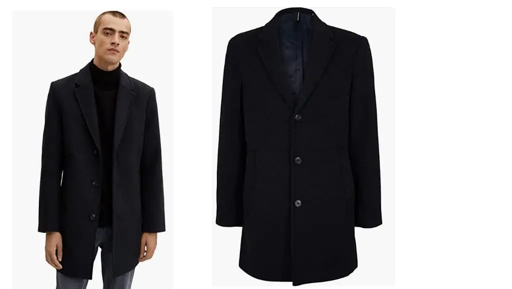 TOM TAILOR Herren Wollmantel (Gr. S bis 3XL) für 59,61 € inkl. Versand statt 83,99 €