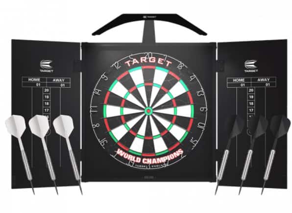 Target Arc Cabinet Set Mit Led Beleuchtung Dartboards Blackweek Sale Mcdart De Dartshop Darts Online Kaufen