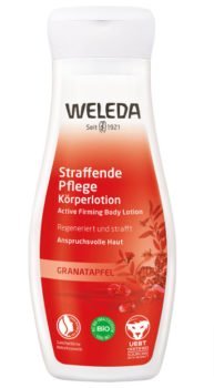 WELEDA Bio Bodylotion Granatapfel Straffende Pflege – Inspirierende Naturkosmetik Koerperlotion