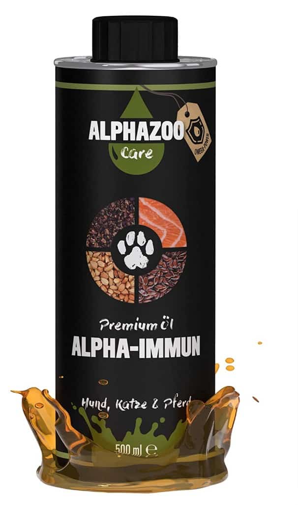 Alphazoo Alpha Immun Premium Immunsystem Futteroel 500 Ml Fuer Hunde Katzen Und Pferde Verbessertes