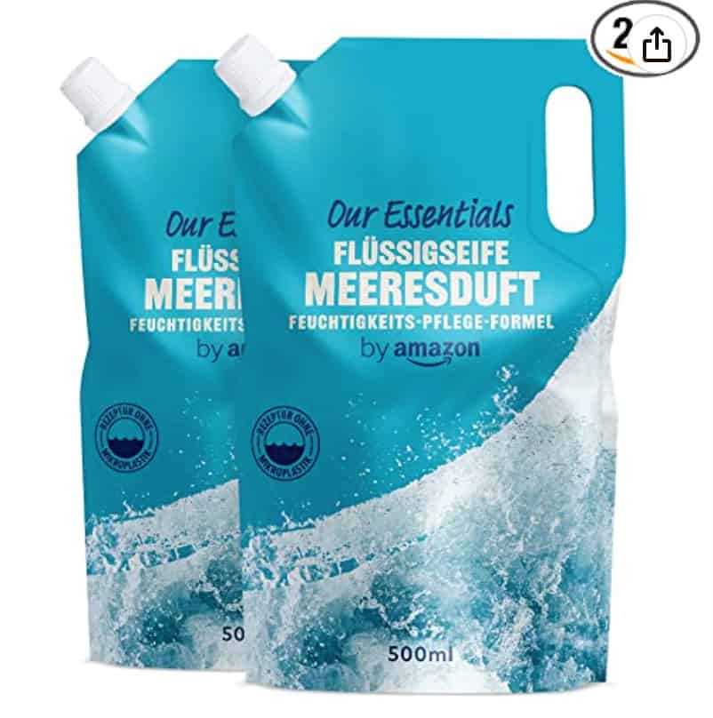 By Amazon Fluessigseife Nachfuellpackung Meeresduft 500Ml X 2 Amazon.de Beauty