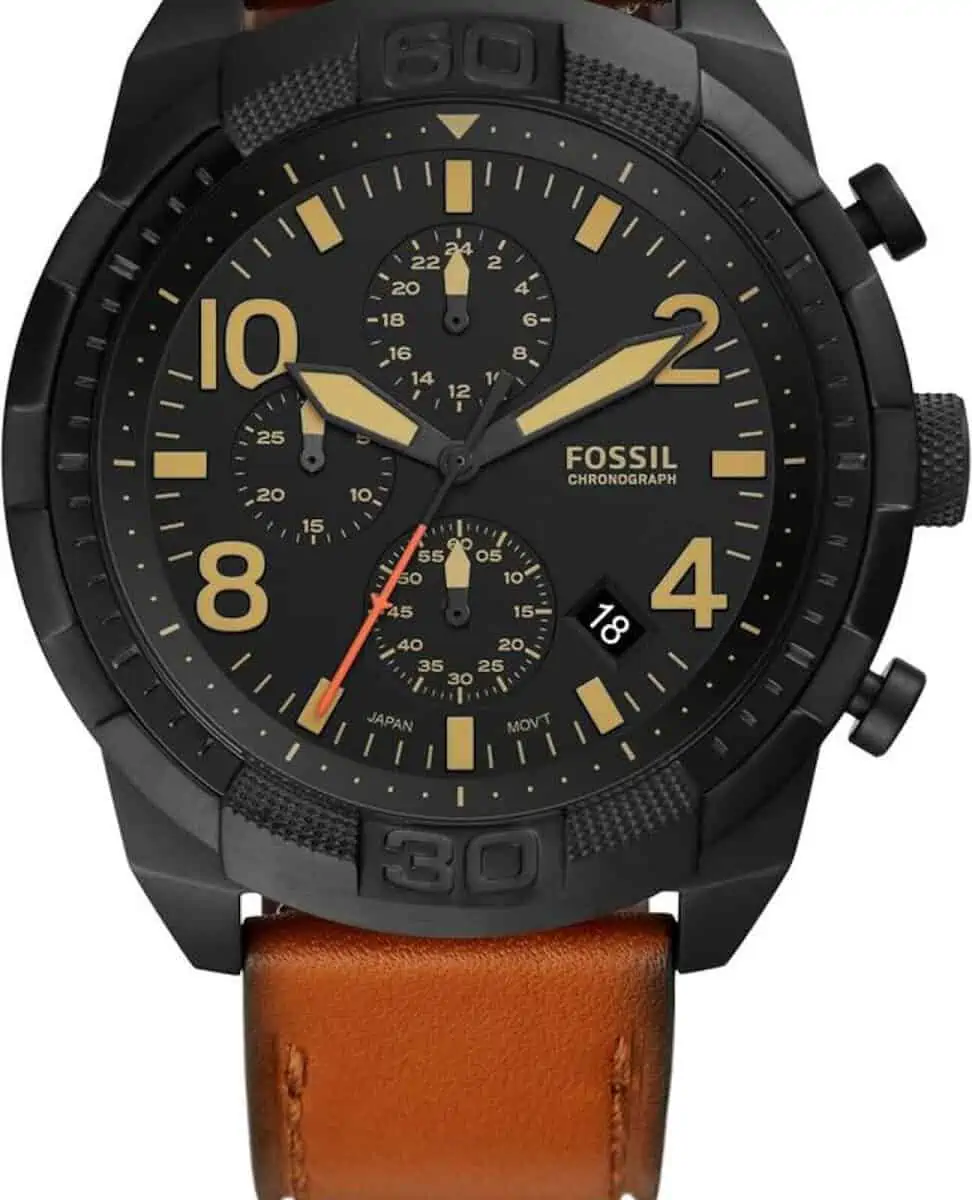 FOSSIL Herrenuhr Bronson (50mm Gehäusegröße, Chronographenwerk) für 88,99 € inkl. Versand statt 117,30 €