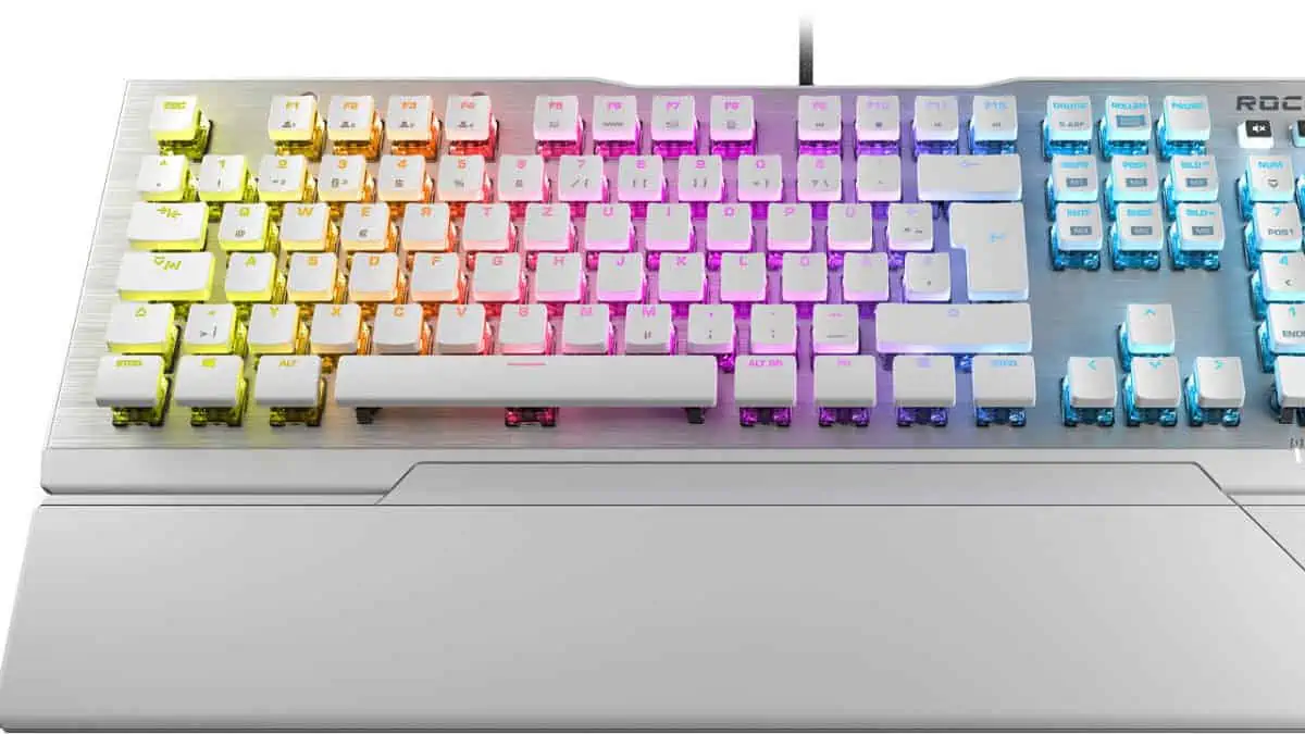 Roccat Vulcan 122 Mechanische Gaming Tastatur (Titan Switches, AIMO LED, Aluminiumoberfläche, Multimedia-Tasten, Handballenauflage, taktil) für 99,99 € inkl. Versand statt 140,31 €