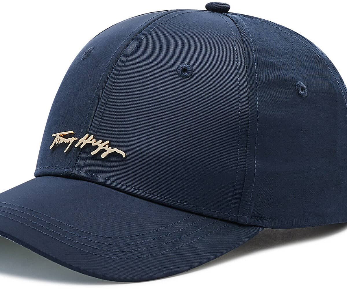 Tommy Hilfiger Iconic Metal Logo Cap Aw0Aw12160 Desert Sky