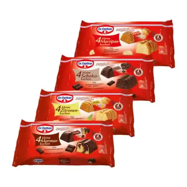 Gratis Testen: Dr. Oetker Kleine Rührkuchen vers. Sorten ( GzG – 100 % Cashback)