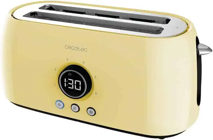 Cecotec ClassicToast 15000 Toaster (1.500 Watt, Langschlitz, mit digitaler Anzeige) für 37,90 € inkl. Versand statt 53,99 €