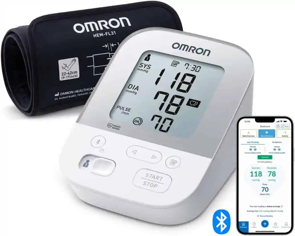 OMRON X4 Smart Automatisches Blutdruckmessgerät (klinisch validiert) für 52,89 € inkl. Versand statt 75,49 €
