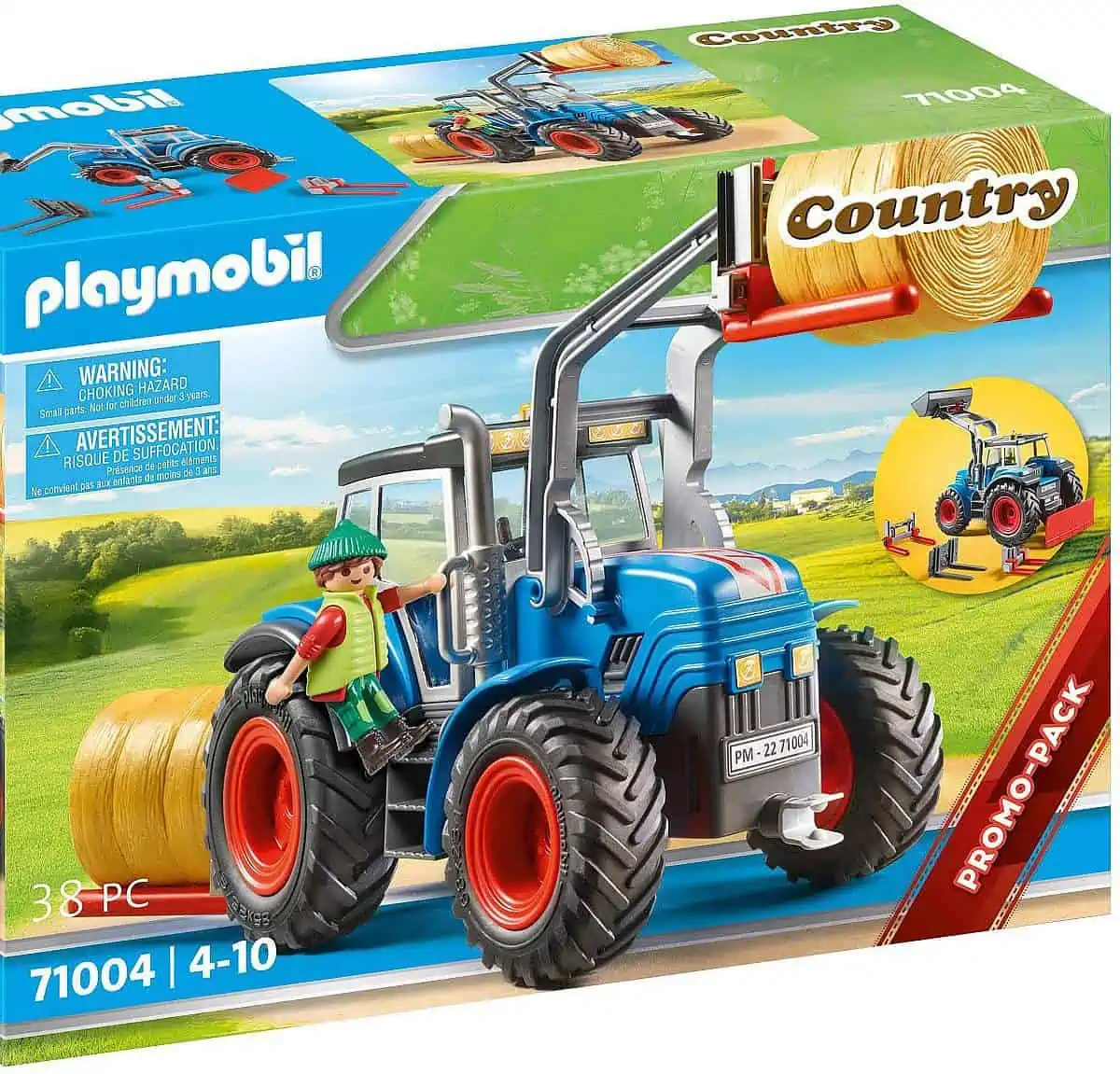 PLAYMOBIL Country 71004 Großer Traktor mit Zubehör für 11,85 € [Prime] statt 24,78 €