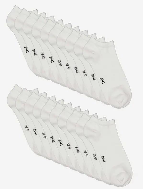 Takko: HERREN SNEAKERSOCKEN – 20ER-PACK (Gr. 43-46) ab 9,99 € Click&Colleckt