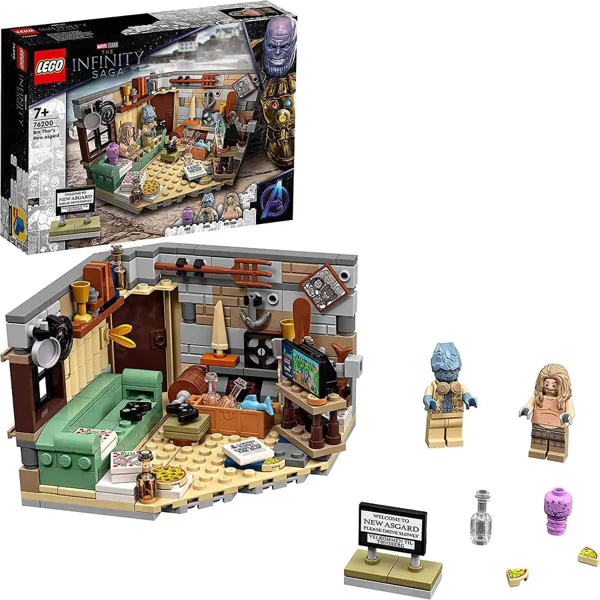 LEGO The Infinity Saga: Bro Thors neues Asgard (76200) für 24,44 € inkl. Versand statt 33,39 €