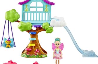 Barbie Puppenhaus Dreamtopia Chelsea Feen Baumhaus Spielset mit Puppe