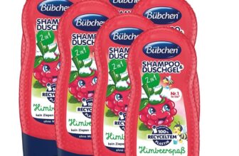 Buebchen Himbeerspass in Shampoo Duschgel fuer Kinder x ml – sanfte Haarwaesche und mild rein