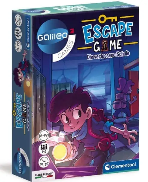 Clementoni 59228 Escape Game – Die verlassene Schule, Gesellschaftsspiel zum Knobeln & Rätseln für 5,99 € inkl. Prime-Versand (statt 9,10 €)