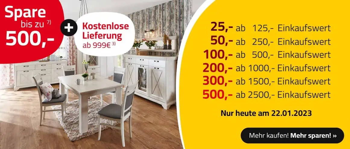 Roller Staffelrabatt: bis zu 500,00 € + kostenloser Versand ab 999,00 €