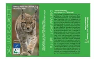 Gratis: Luchs Quartett der Stiftung Natur und Umwelt Rheinland-Pfalz
