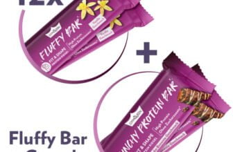 FLUFFY PROTEIN RIEGEL CRUNCHY PROTEIN BAR 24 Riegel