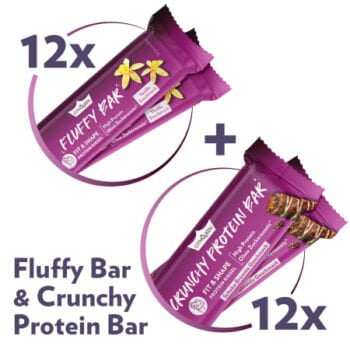 FLUFFY PROTEIN RIEGEL CRUNCHY PROTEIN BAR 24 Riegel