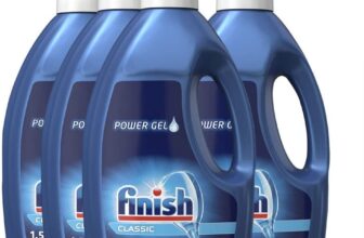 Finish Classic Power Gel phosphatfrei – Geschirrspuelmittel fuer die Spuelmaschine fuer brillante Spuele