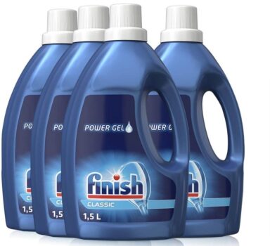 Finish Classic Power Gel phosphatfrei – Geschirrspuelmittel fuer die Spuelmaschine fuer brillante Spuele