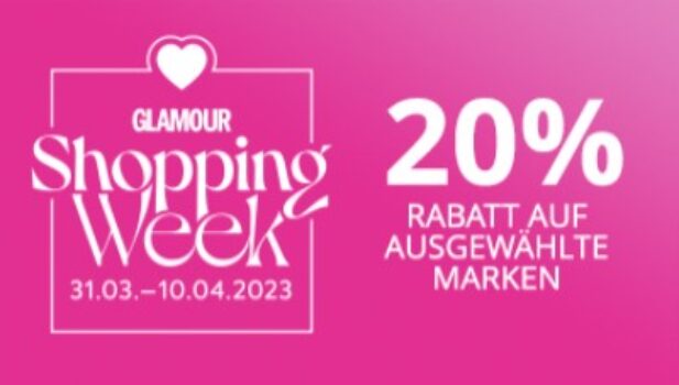 GLAMOUR Shopping Week Angebote entdecken CHRIST de