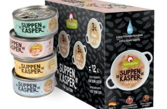 GranataPet Suppenkasper Multipack Snacks fuer Katzen Suppen gegen den kleinen Hunger Leckerchen fue