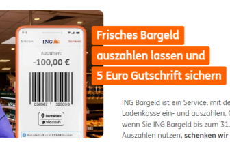 ING Bargeld Aktion – ING