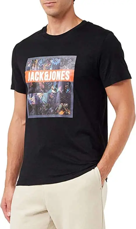 JACK & JONES Herren Jjclub Tee Ss O-Neck T-Shirt (Gr. S bis L) für 5,39 € inkl. Prime-Versand