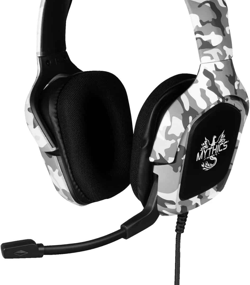 Konix Mythics Ares Gaming Headset White Camo