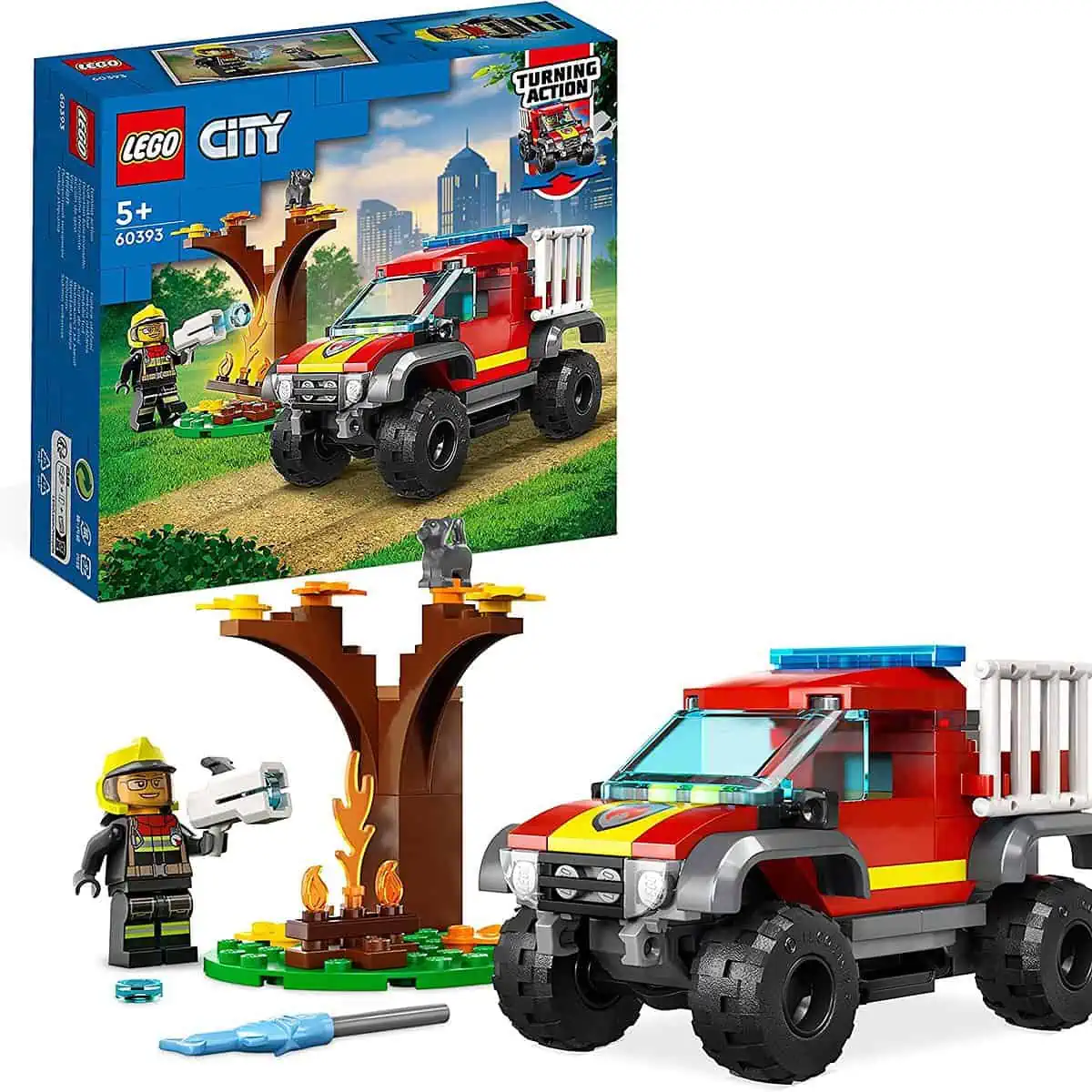 LEGO City – Feuerwehr-Pickup (60393) für 7,99 € inkl. Prime-Versand (statt 9,99 €)