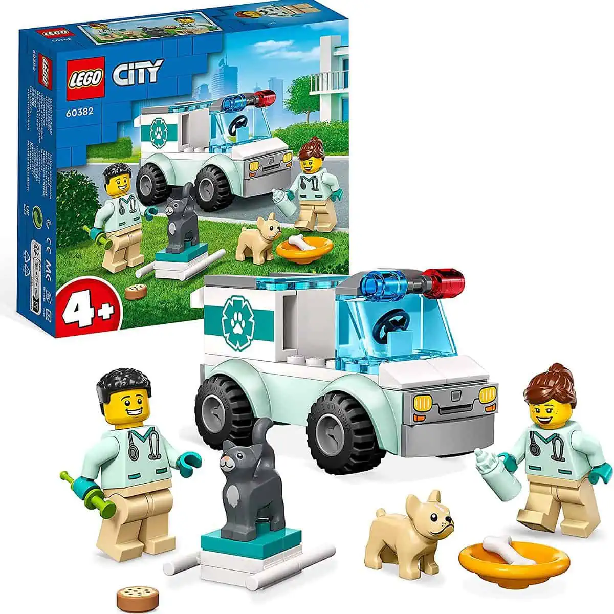 LEGO City – Tierrettungswagen (60382) für 7,99 € inkl. Prime-Versand (statt 9,99 €)