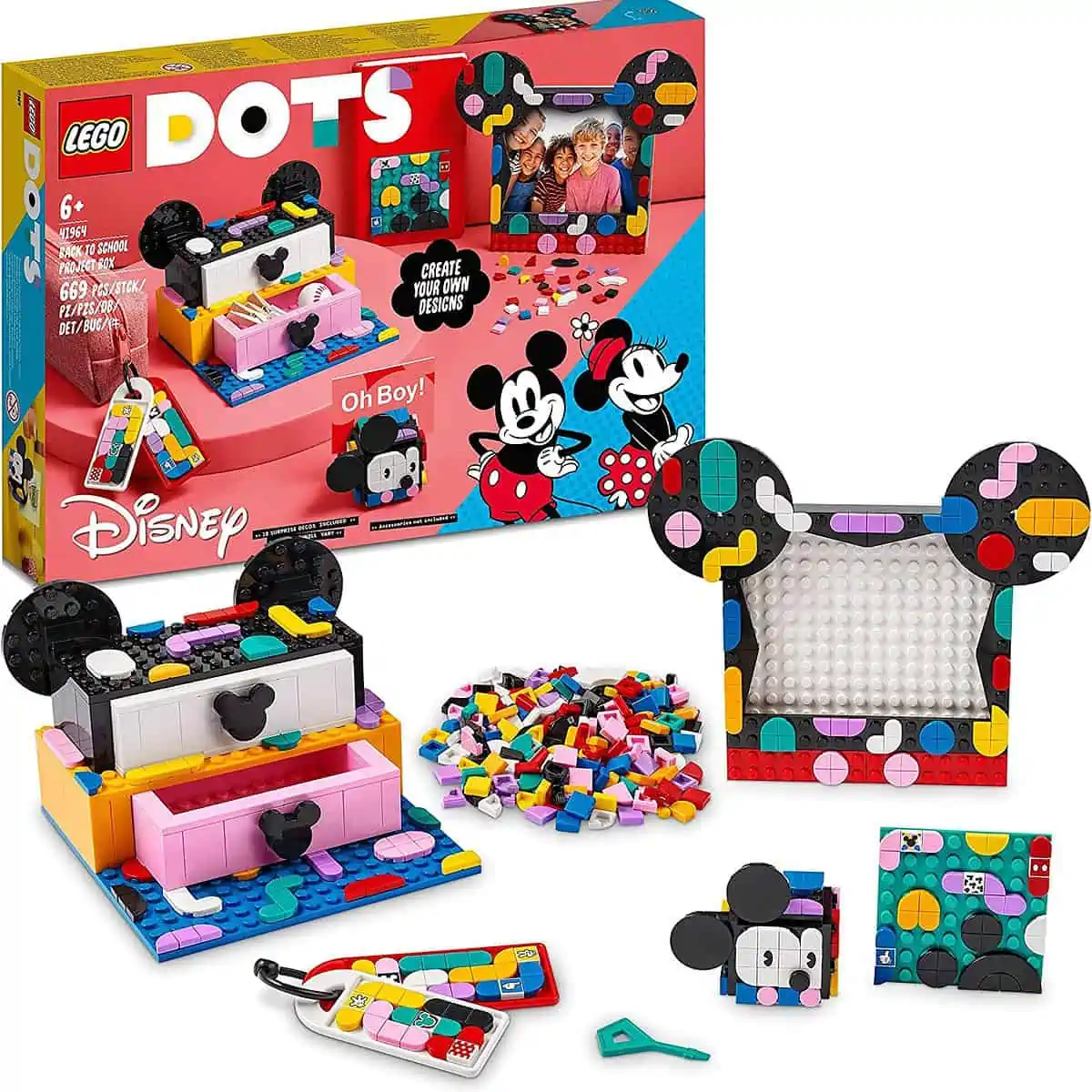 LEGO Dots 41964 Micky & Minnie Kreativbox zum Schulanfang für 19,99 € [Prime/OTTO Up] statt 29,89 €