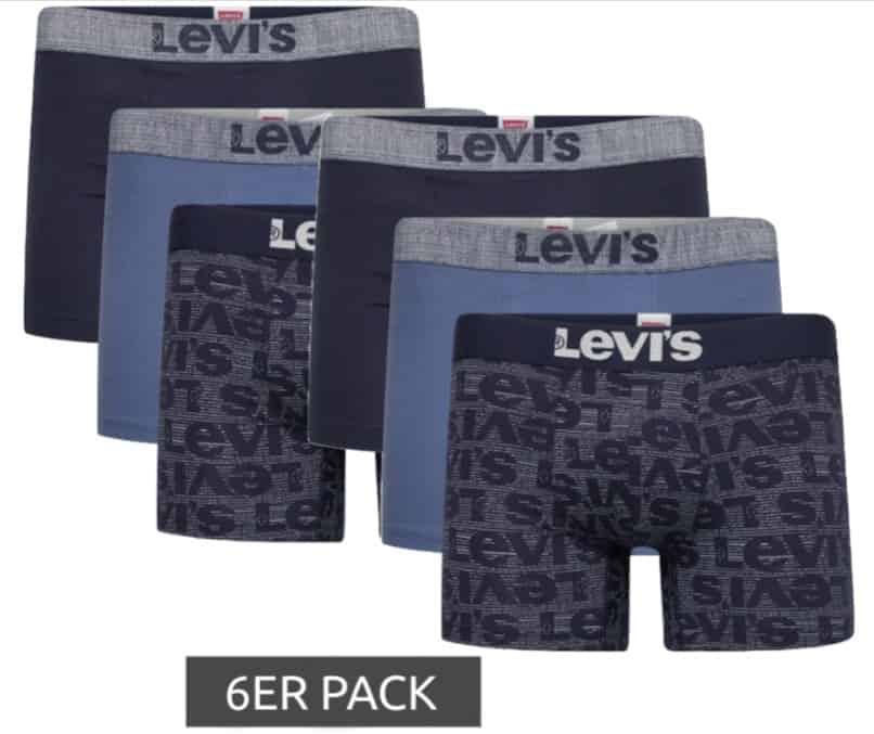 Levi´s Boxershorts 6Er Pack