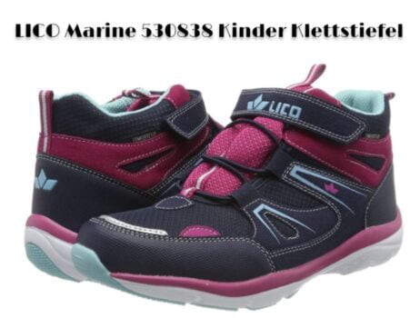 LICO Marine 530838 Kinder Klettstiefel