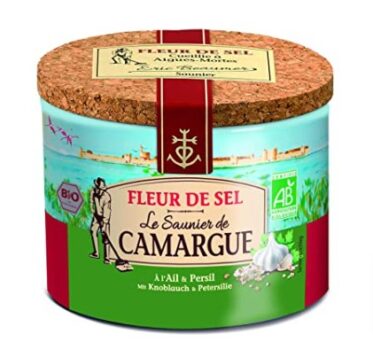 Le Saunier de Camargue Fleur De Sel Knoblauch Petersilie Premium Meersalz