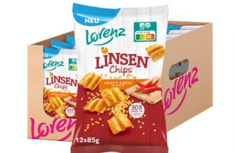 Lorenz Snack World Linsen Chips Paprika er Pack x g Amazon.de Lebensmittel Getraenke