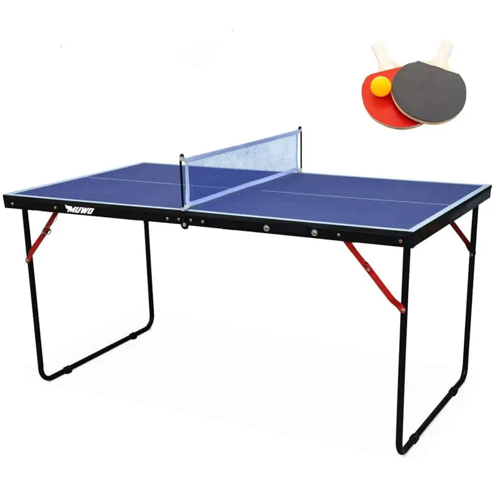 MUWO Indoor faltbare Mini Tischtennisplatte 137 x 76 cm für 50,04 € inkl. Versand