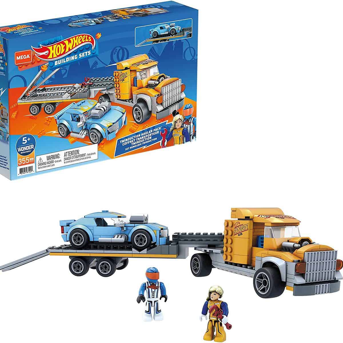 Mega Construx Hot Wheels Twinduction Hauler Pack