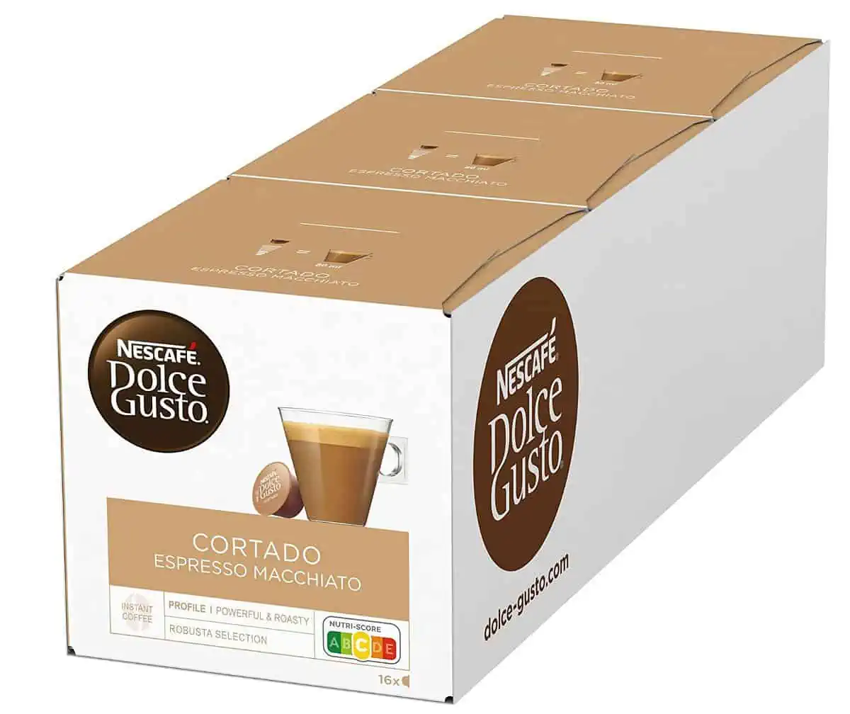 NESCAFÉ Dolce Gusto Cortado Espresso Macchiato I 96 Kaffeekapseln für 10,96 € inkl. Versand (statt 30,00 €)
