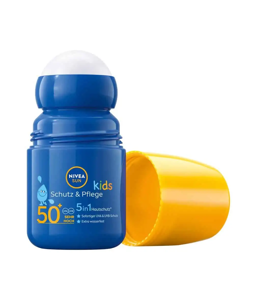 NIVEA SUN Kids Schutz & Pflege Sonnen-Roller LSF 50+ (50 ml) ab 4,84 € inkl. Prime-Versand