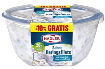 Nadler Sahne Heringsfilet 440 g