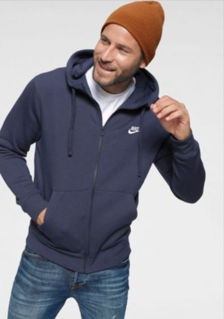 Nike Sportswear Sweatjacke Club Fleece Mens Full Zip Hoodie