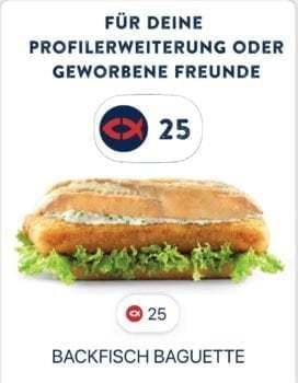 Nordsee gratis Baguette